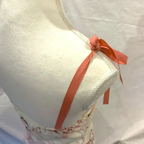 True Vintage Floral Women's Garden Dress Cotton Medium Stretch Y2K Whimsy Preppy - Picture 7 of 12